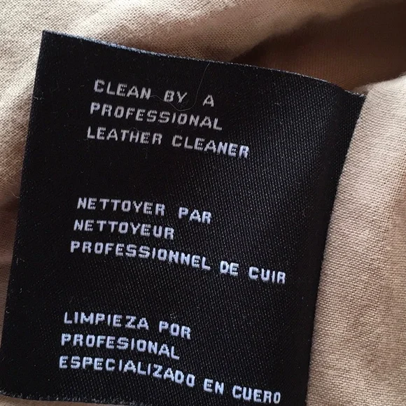 MICHAEL by MK Perforated Tan Leather Jacket - Picture 5 of 5